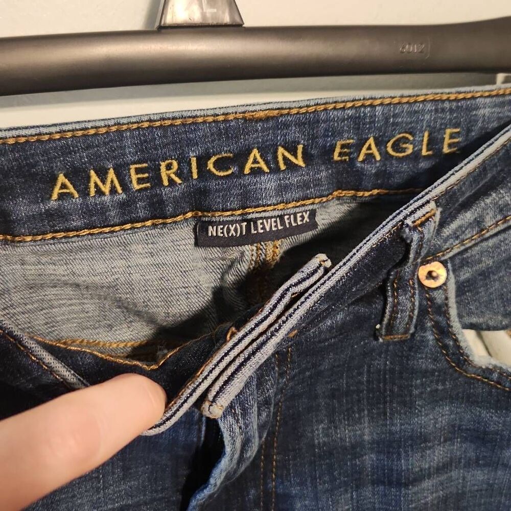 American Eagle size 32x34 Next Level Flex Slim Men's Jeans - Picture 3 of 7